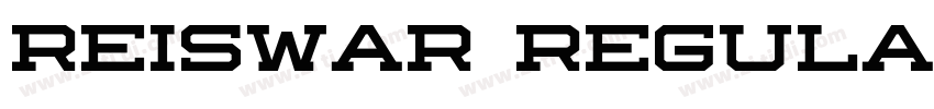 Reiswar Regular字体转换 Reiswar Regular字体转换